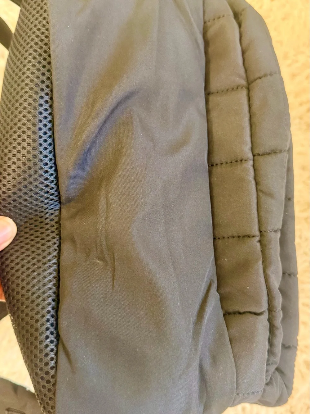 Quilted Black Backpack, Great Carry for ALL Ages!